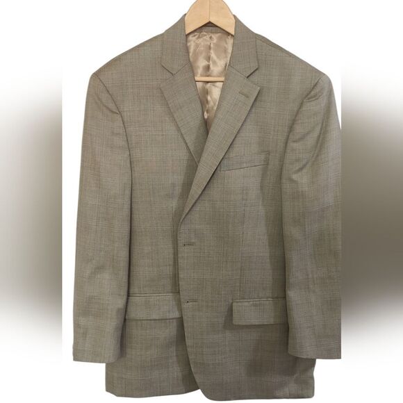 Tasso Elba Mens Wool Blend Blazer Sport Coat Jacket Size 40 Regular (Medium) - Picture 2 of 11